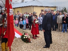 ODSŁONIĘCIE OBELISKU KU CZCI OTTO WARPECHOWSKIEGO W BRZOZOWIE