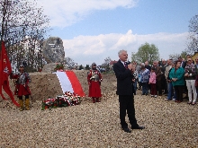 ODSŁONIĘCIE OBELISKU KU CZCI OTTO WARPECHOWSKIEGO W BRZOZOWIE