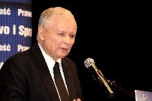 Wizyta prezesa PiS Jarosława Kaczyńskiego w Sokołowie Podlaskim - 6 lipca 2013