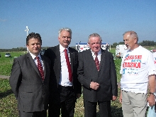 Z prezydentem Siedlec Wojciechem Kudelskim 