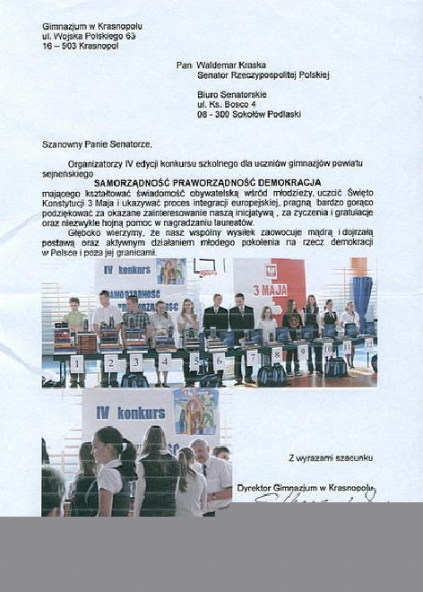 Gimnazjum w Krasnopolu