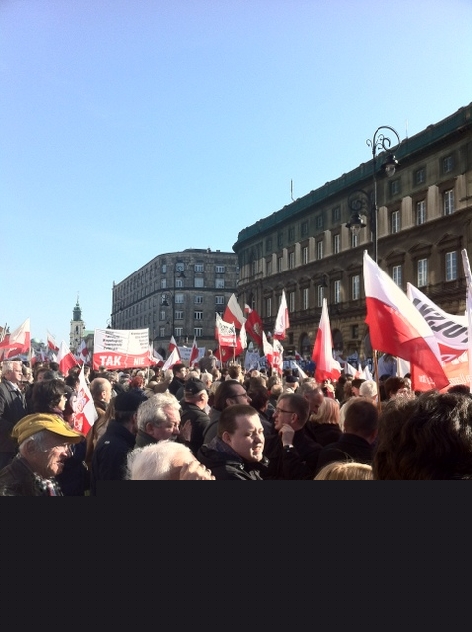 Warszawskie obchody II Rocznicy Katastrofy Smoleńskiej